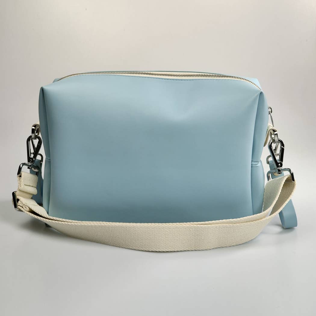 Borsa mamma stroller case azzurra