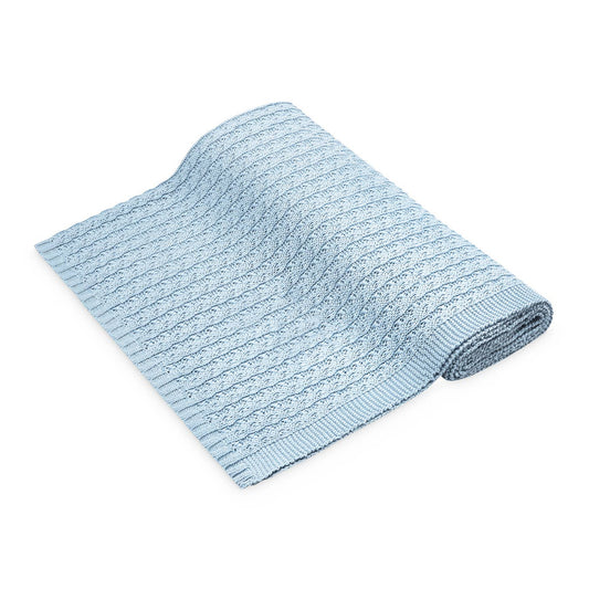 Coperta bamboolove air azzurra