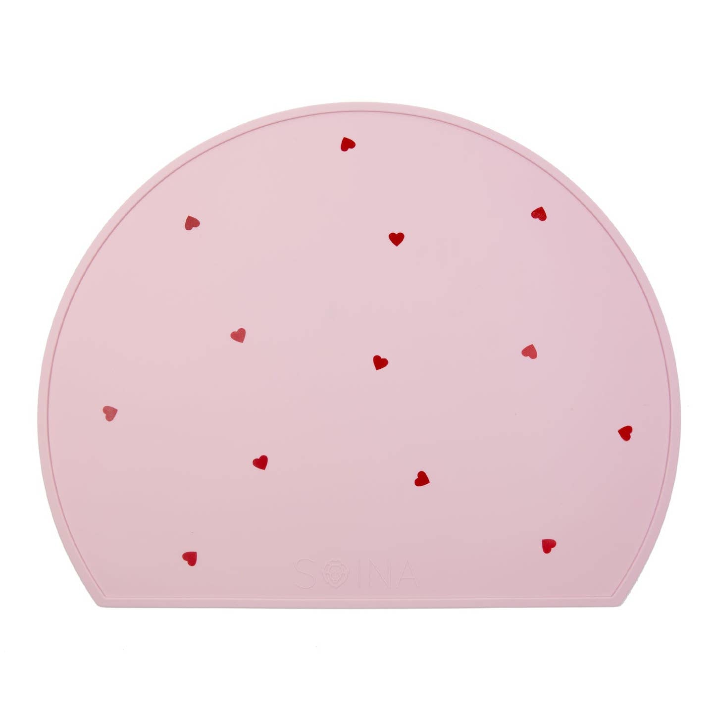 Tovaglietta in silicone amore rosa