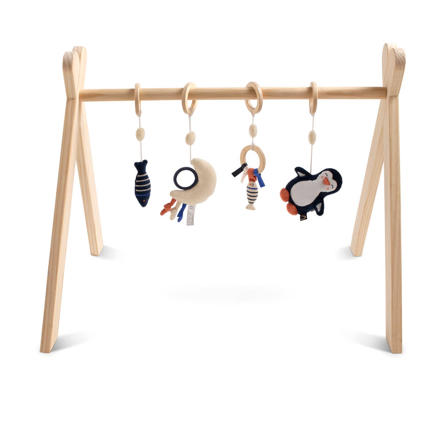 Arco in legno con giochi baby Sailor