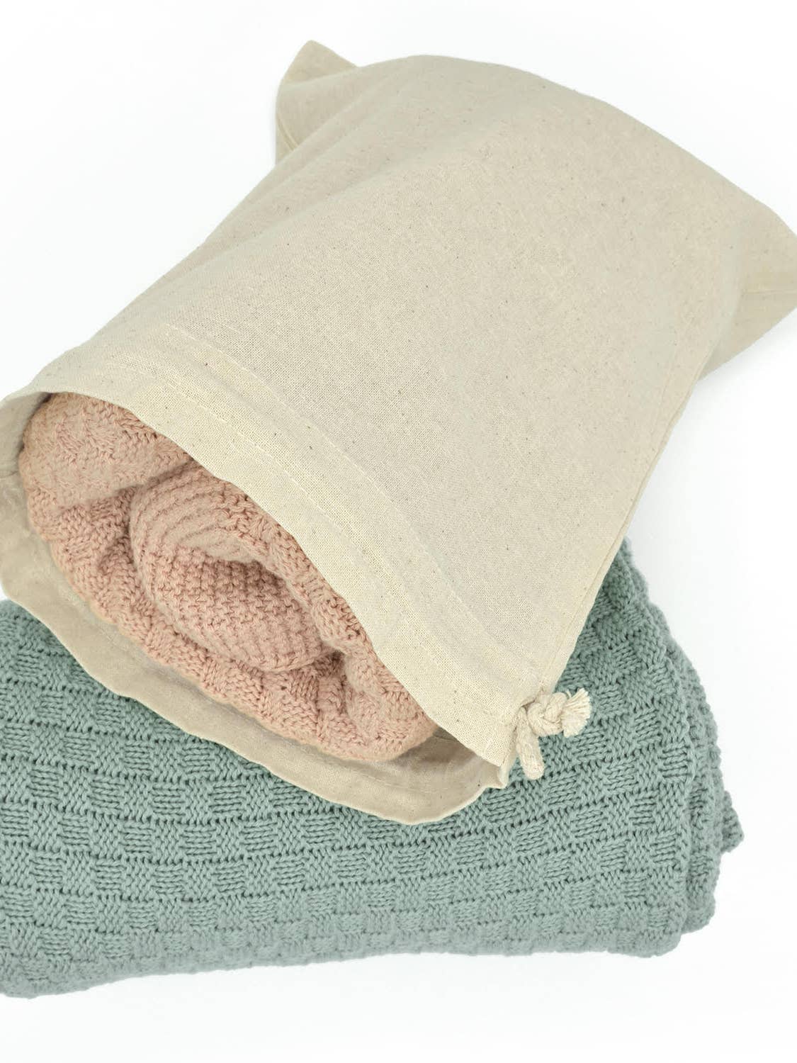 Coperta cotone biologico rosa