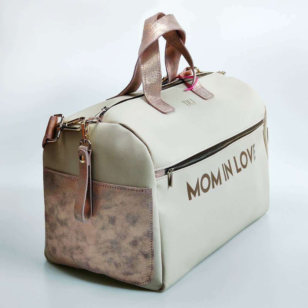 Borsone mommy bag modello rose