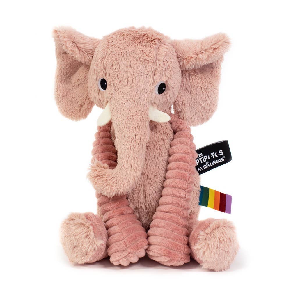 Peluche elefante rosa