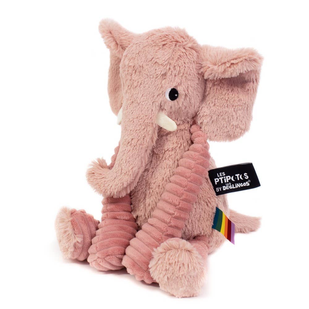 Peluche elefante rosa