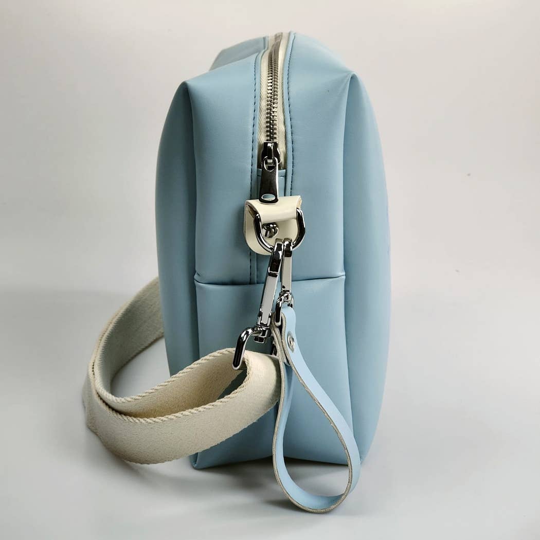 Borsa mamma stroller case azzurra