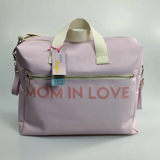 Borsone mommy bag rosa