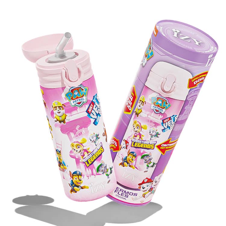 Thermos paw patrol rosa