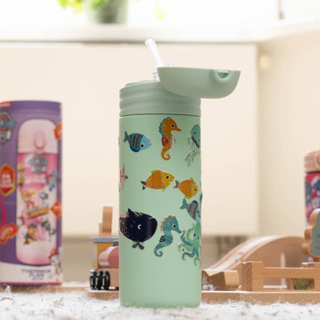 Thermos green sea life