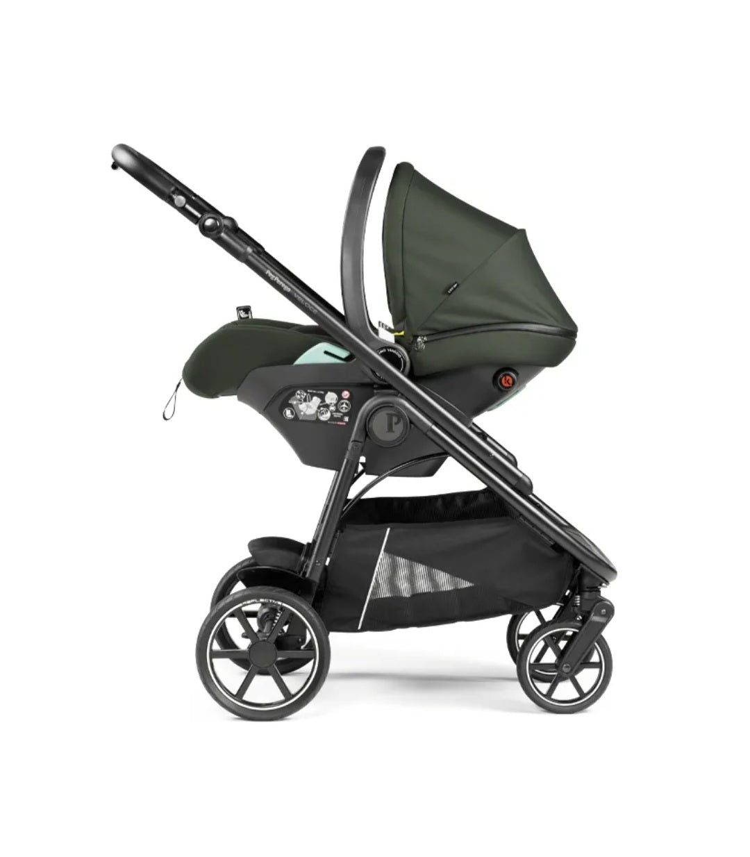 Peg perego primo viaggio lounge reclinabile green