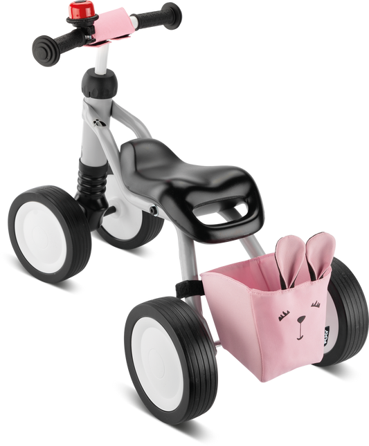 Balance bike 4 ruote rosa - Vickylù infanzia
