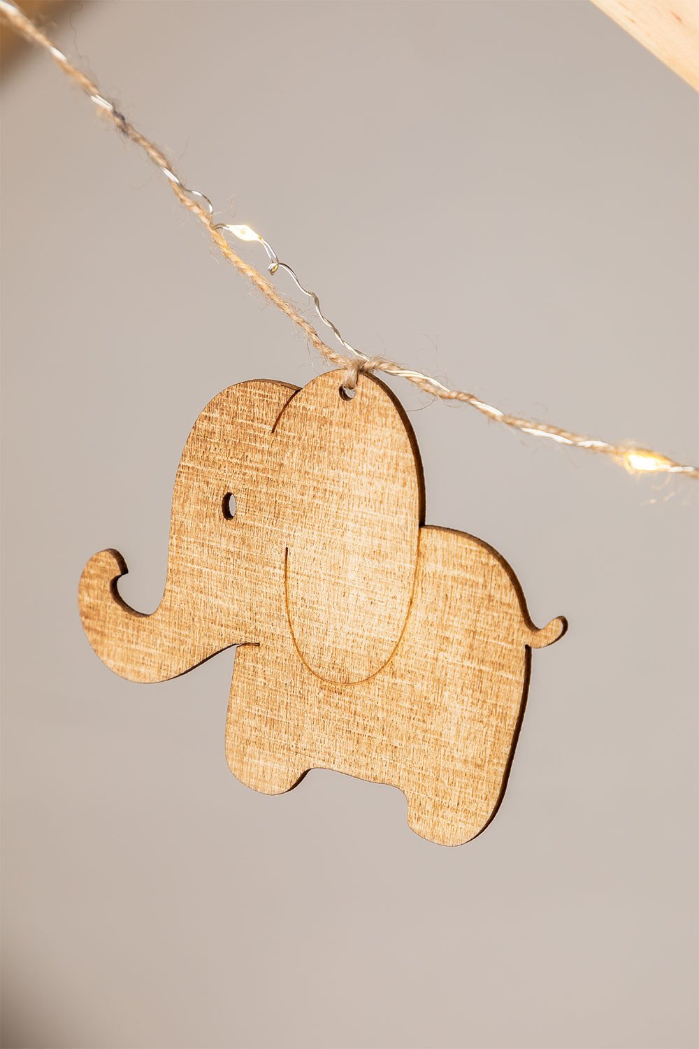 Ghirlanda elefantino luminosa - Vickylù infanzia