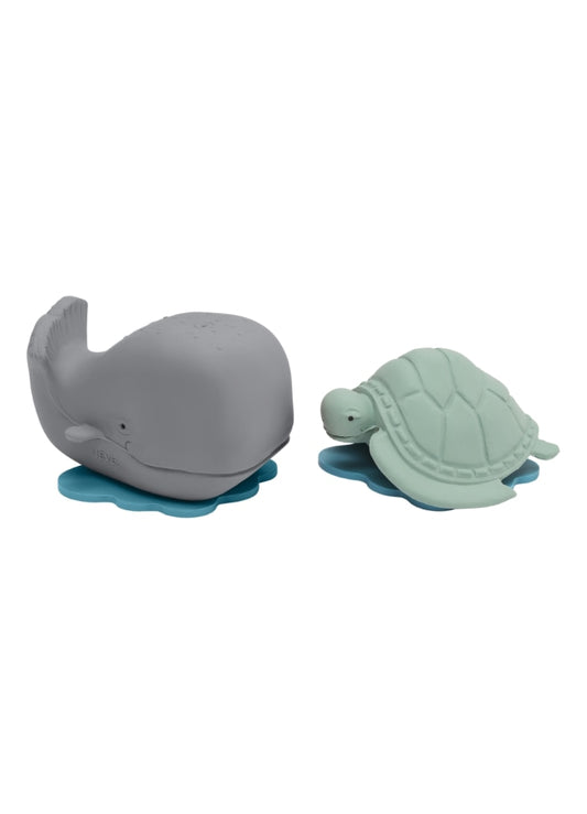 Set regalo Splashtoy Ingolf la balena e Dagmar la tartaruga - Vickylù infanzia